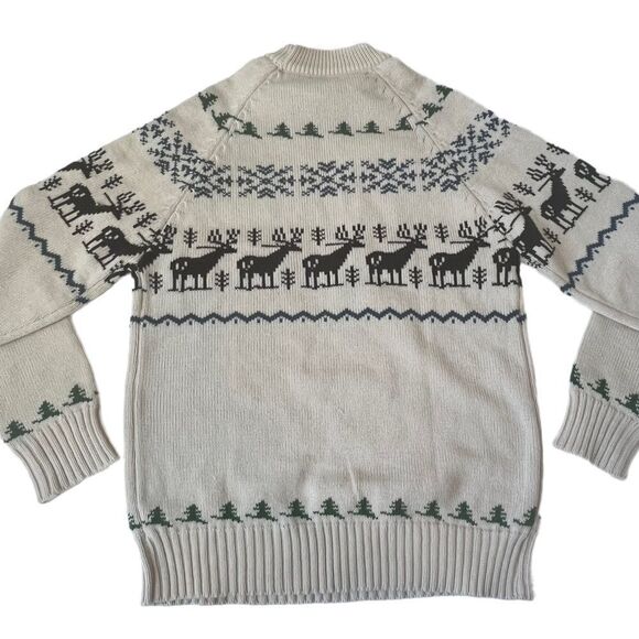 Vintage Kingsport Reindeer Print Fair Isle Sweater - Picture 7 of 7